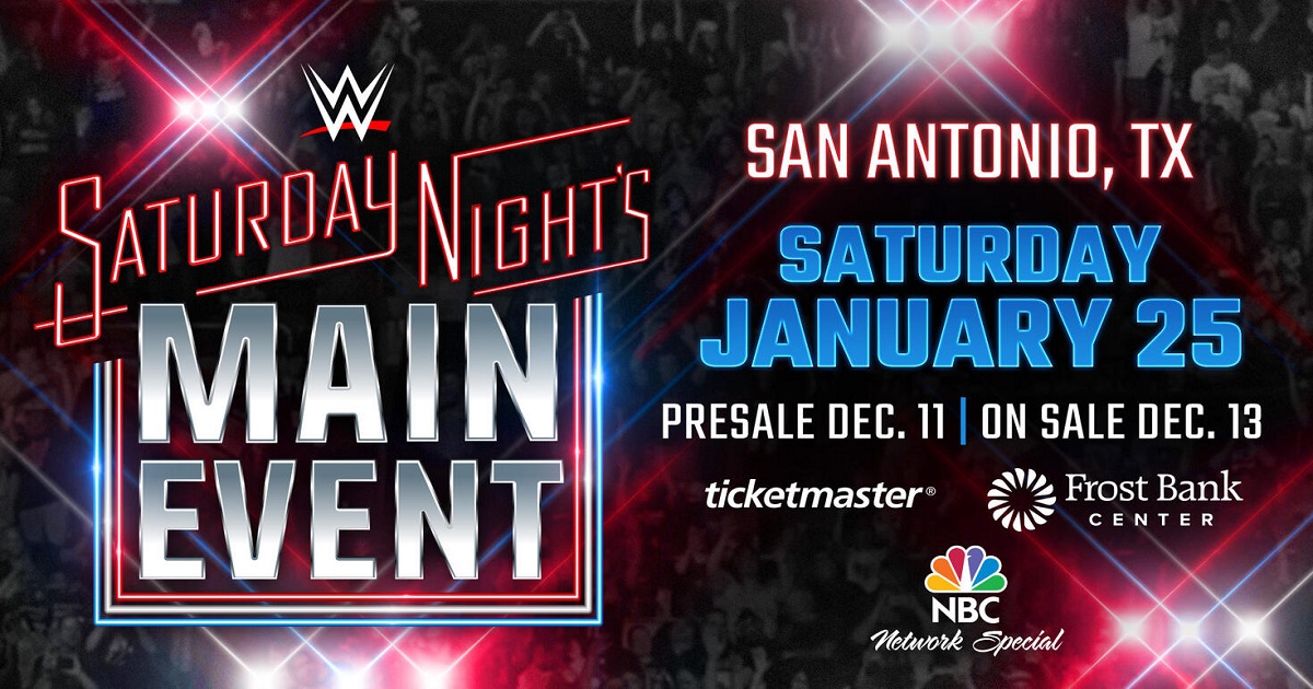 WWE Rivelato il primo match per Saturday Night's Main Event XXXVIII